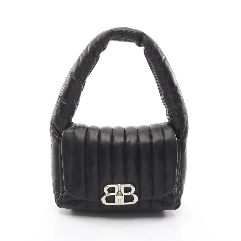 Balenciaga Monaco Sling Bag Shoulder Leather Black